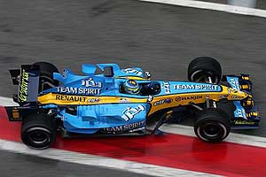 Giancarlo Fisichella, Renault R25 V10, Catalunya