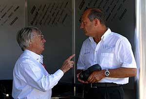 Bernie Ecclestone, Ron Dennis