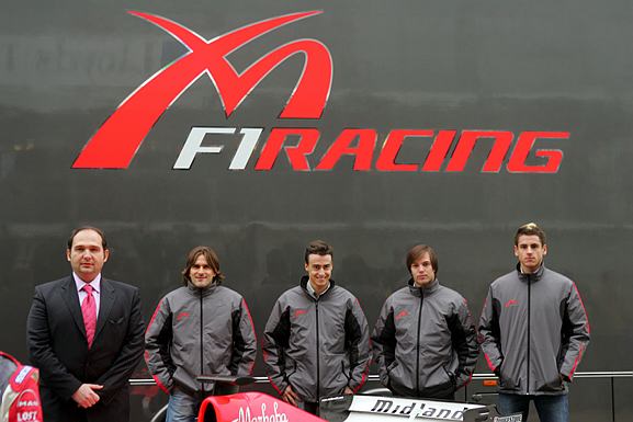 Colin Kolles, Markus Winkelhock, Roman Rusinov, Giorgio Mondini, Adrian Sutil