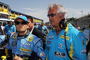 Giancarlo Fisichella, Flavio Briatore