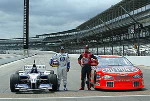 Juan Pablo Montoya, Jeff Gordon