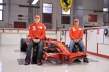 Kimi Raikkonen, Felipe Massa, Ferrari F2008