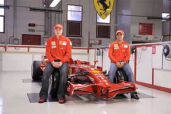 Kimi Raikkonen, Felipe Massa, Ferrari F2008