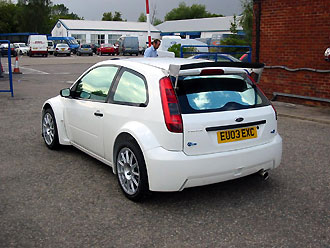 Fiesta S1600 Rear